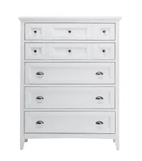 Heron Cove White Drawer Chest