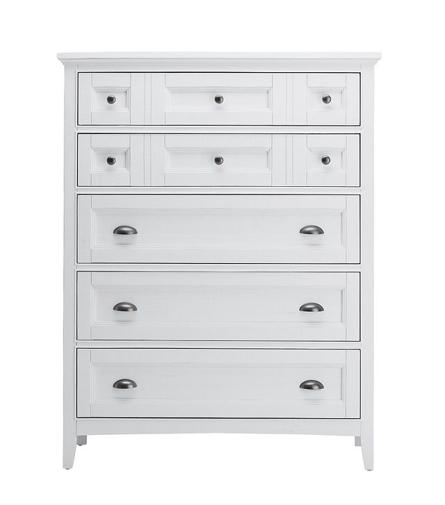 Heron Cove White Drawer Chest