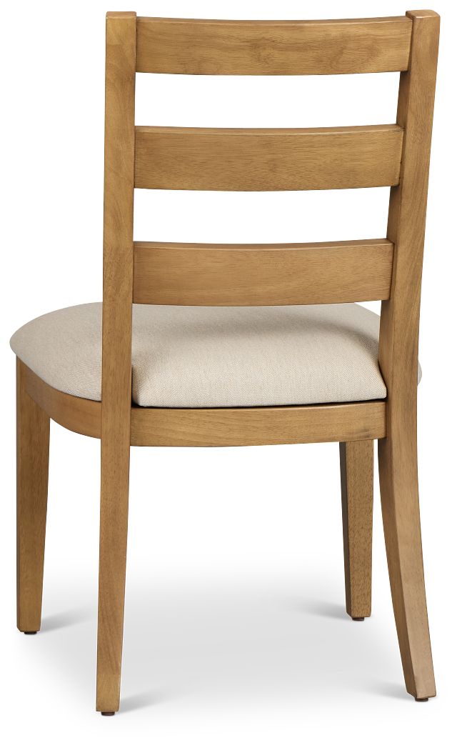 Tahoe Light Tone Slat Upholstered Side Chair