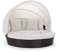 Fina White Canopy Daybed