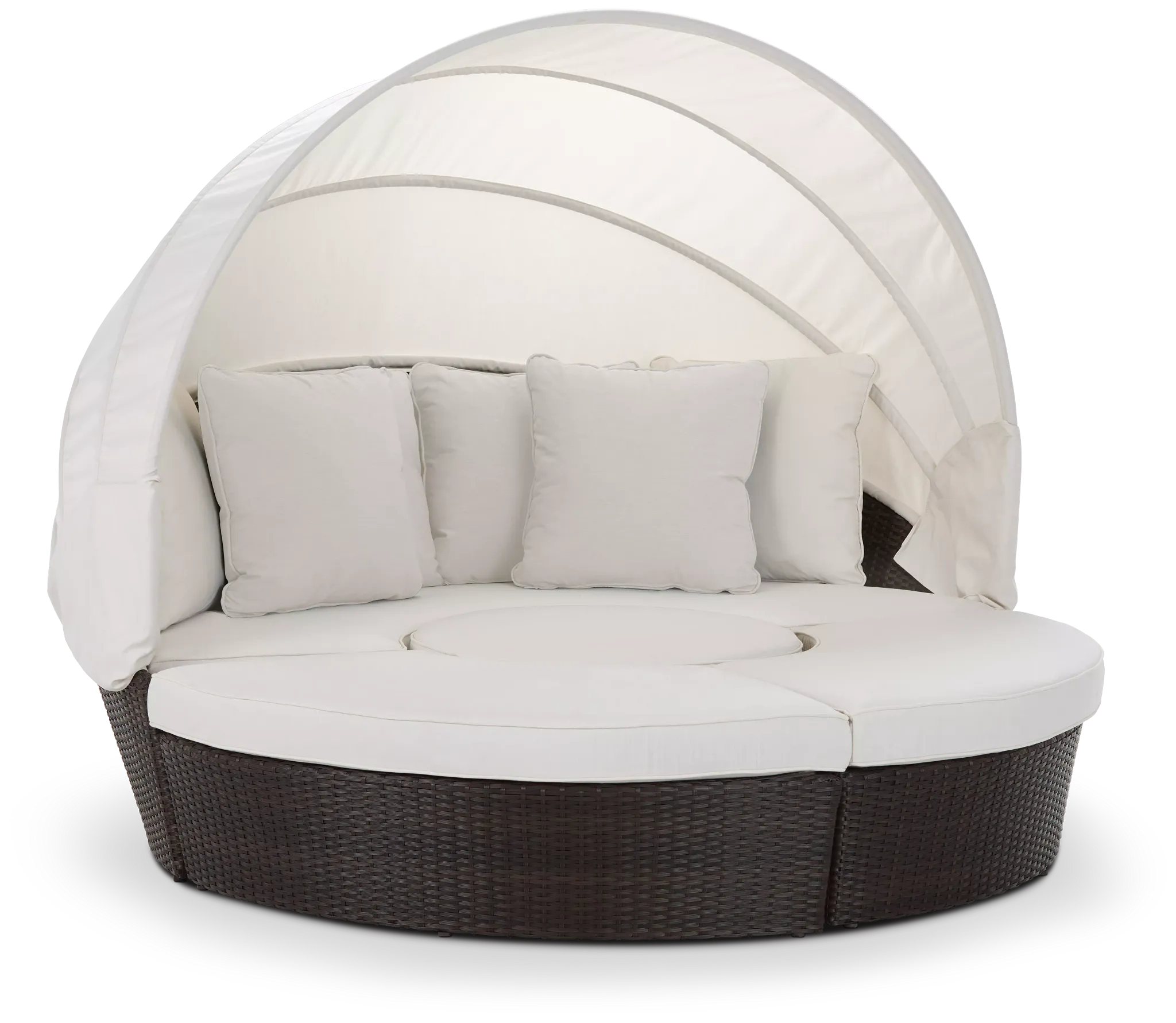 Fina White Canopy Daybed