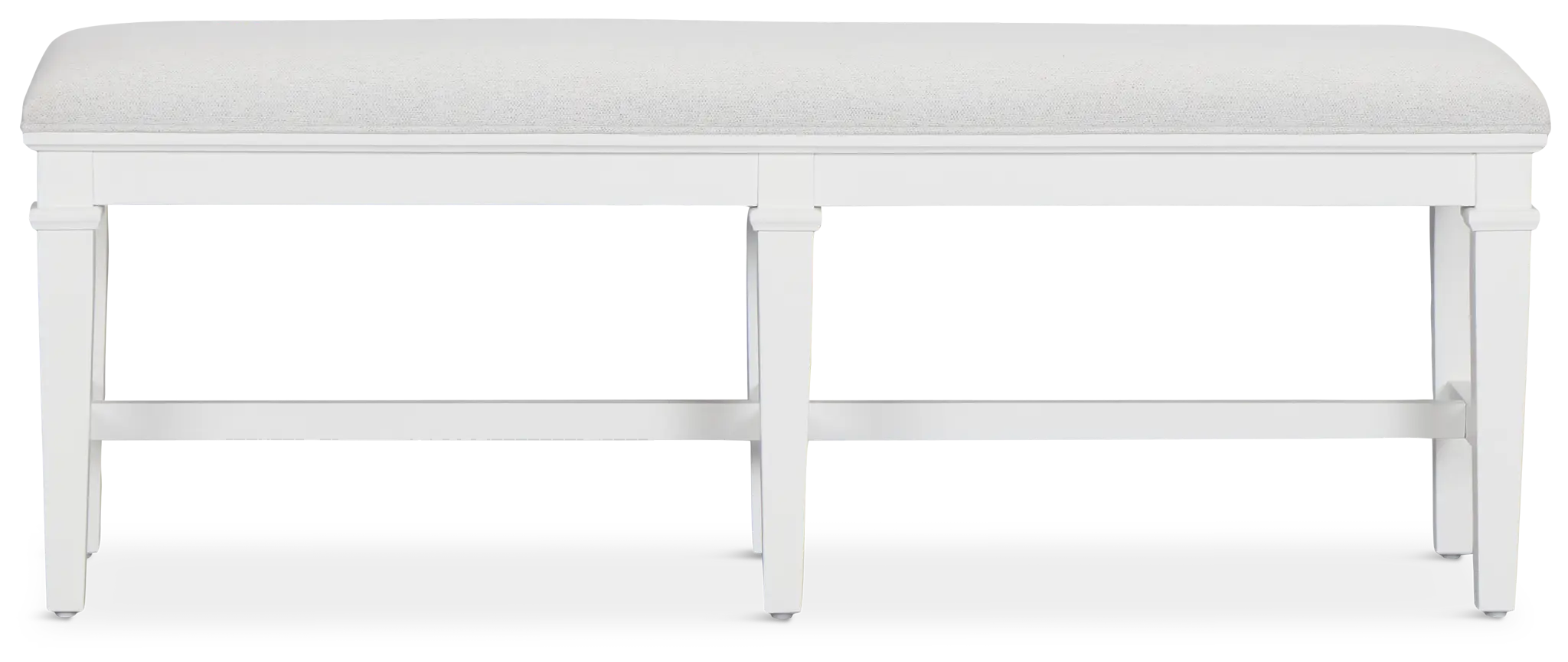 Cape Cod Ivory Upholstered Dining Bench Cape Cod Ivory Upholstered Dining Bench