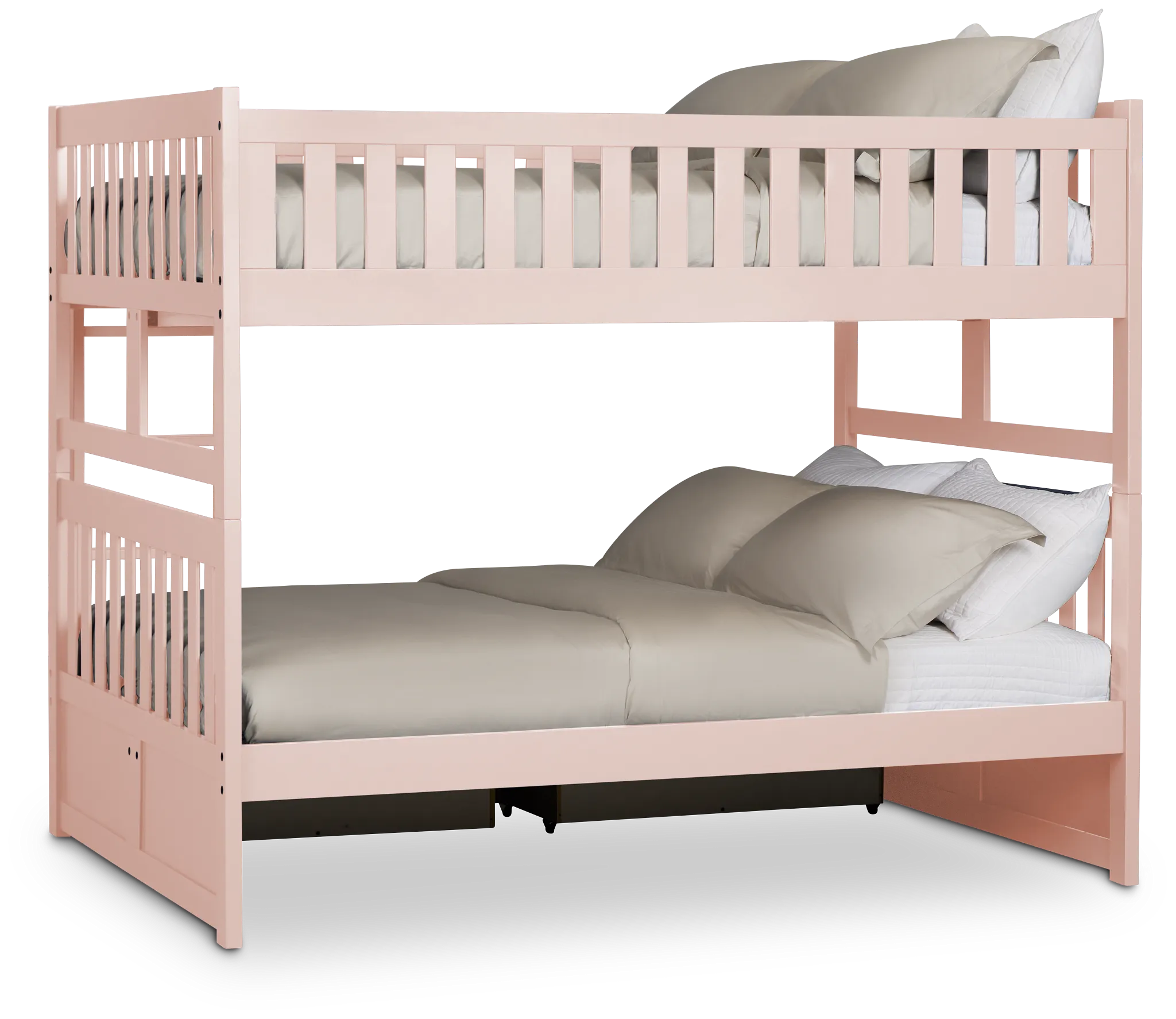 Charleston Pink Storage Bunk Bed