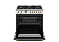 Bertazzoni Heritage Series Stainless Steel 36" Gas Range