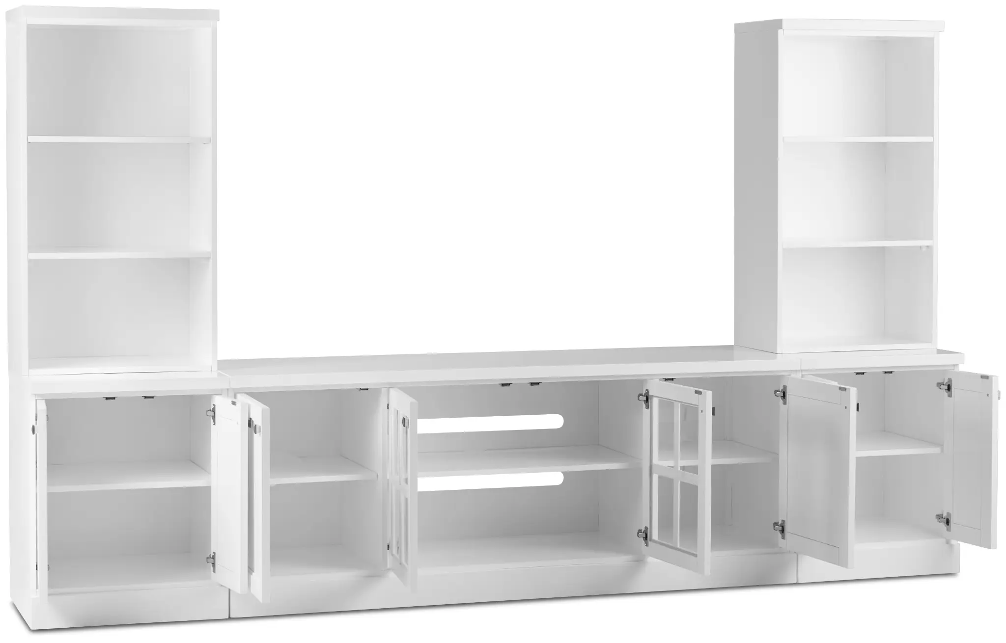 Newport White Medium Entertainment Wall Newport White Medium Entertainment Wall
