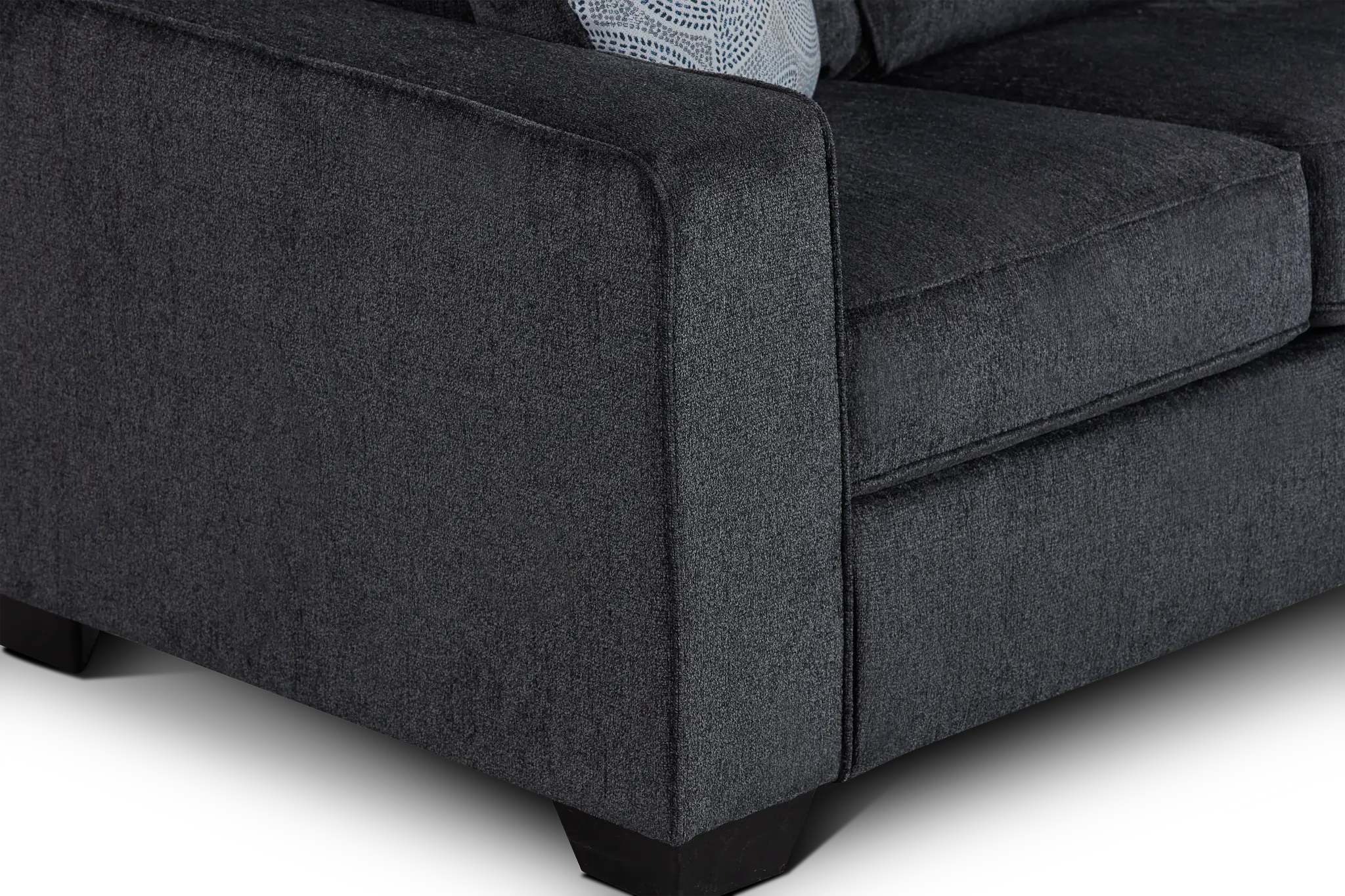 Altari Dark Gray Micro Loveseat Altari Dark Gray Micro Loveseat