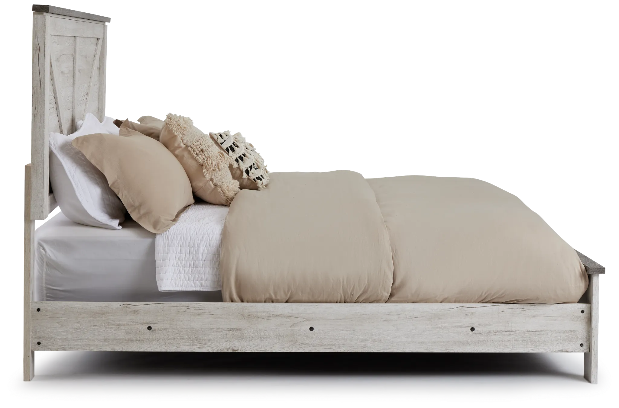 Blueridge Two-tone Panel Bed