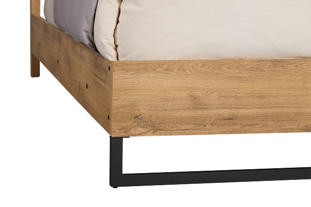 Perry Light Tone Panel Bed