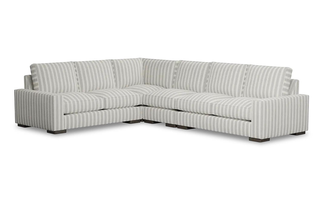 Edgewater Sea Lane Light Gray Medium Two-arm Sectional