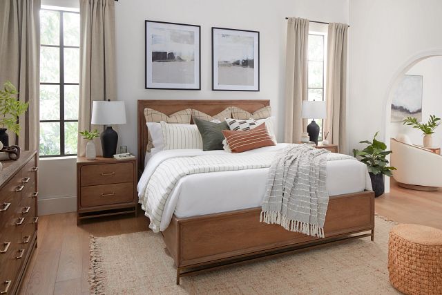 Provo Mid Tone Panel Storage Bed