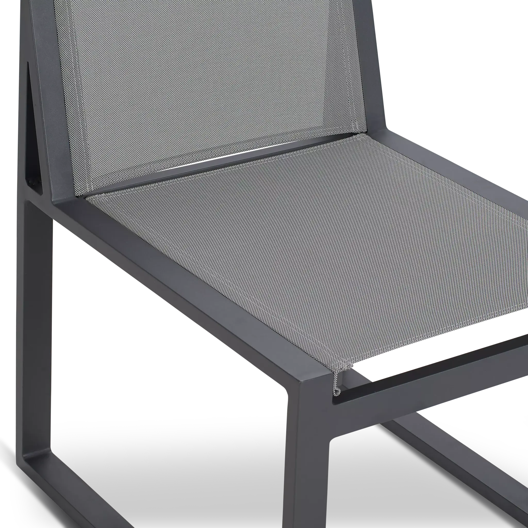Linear2 Dark Gray Sling Arm Chair Linear2 Dark Gray Sling Arm Chair