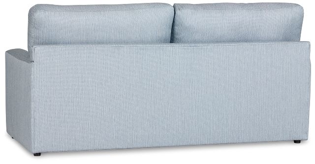 Rhodes Light Blue Fabric Innerspring Sleeper