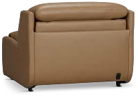 Ronnie Brown Lthr/vinyl Power Recliner With Power Headrest