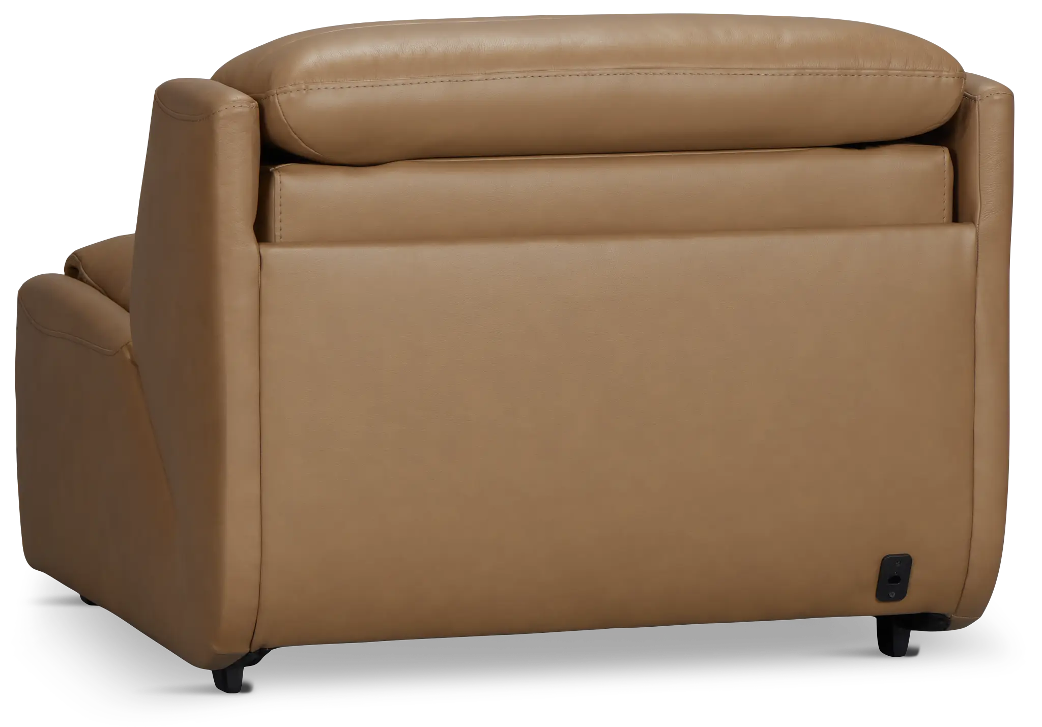 Ronnie Brown Lthr/vinyl Power Recliner With Power Headrest Ronnie Brown Lthr/vinyl Power Recliner With Power Headrest