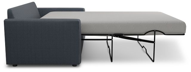 Siesta Lucy Navy Fabric Memory Foam Sleeper