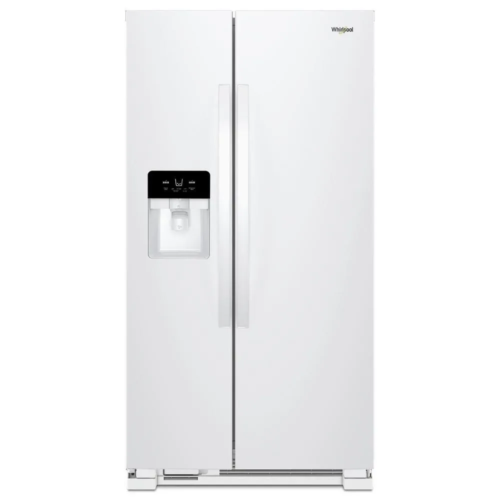 Whirlpool 325 Series White Side By Side Refrigerator