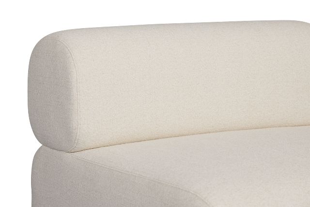 Celeste Light Beige Fabric Armless Chair