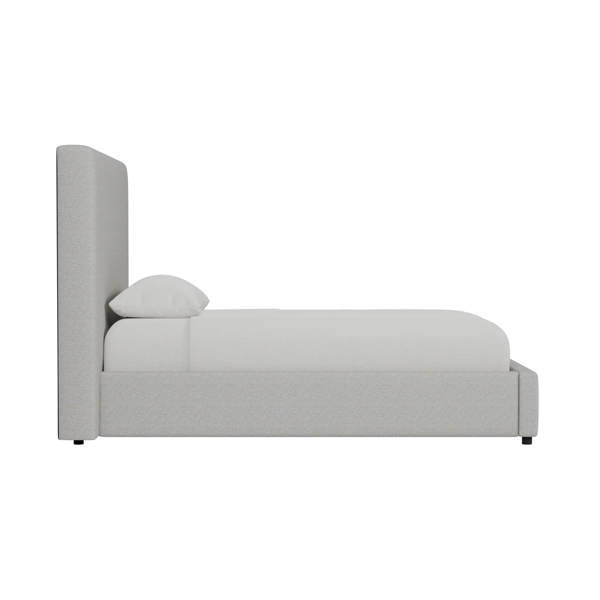 Grayton Natural Beauty 54" Upholstered Platform Bed Grayton Natural Beauty 54" Upholstered Platform Bed