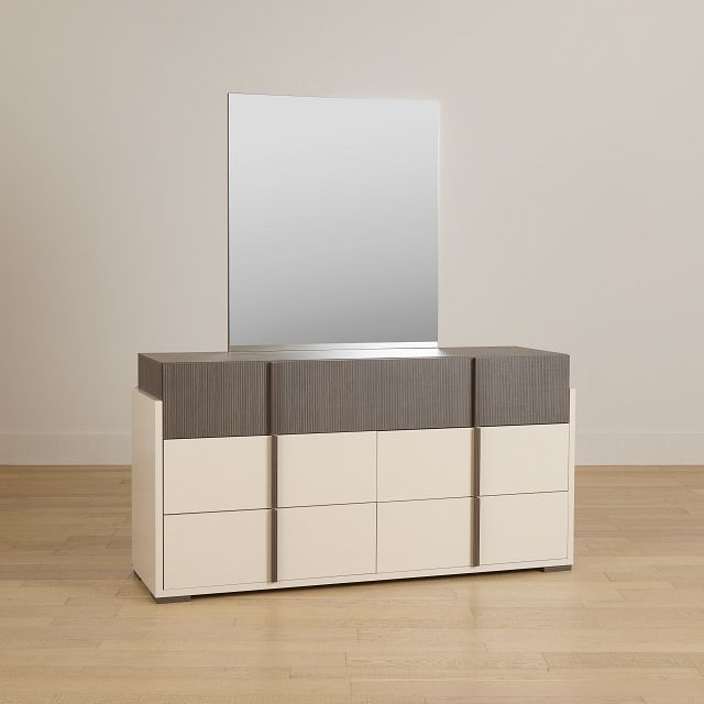 Sienna Two-tone Dresser & Mirror