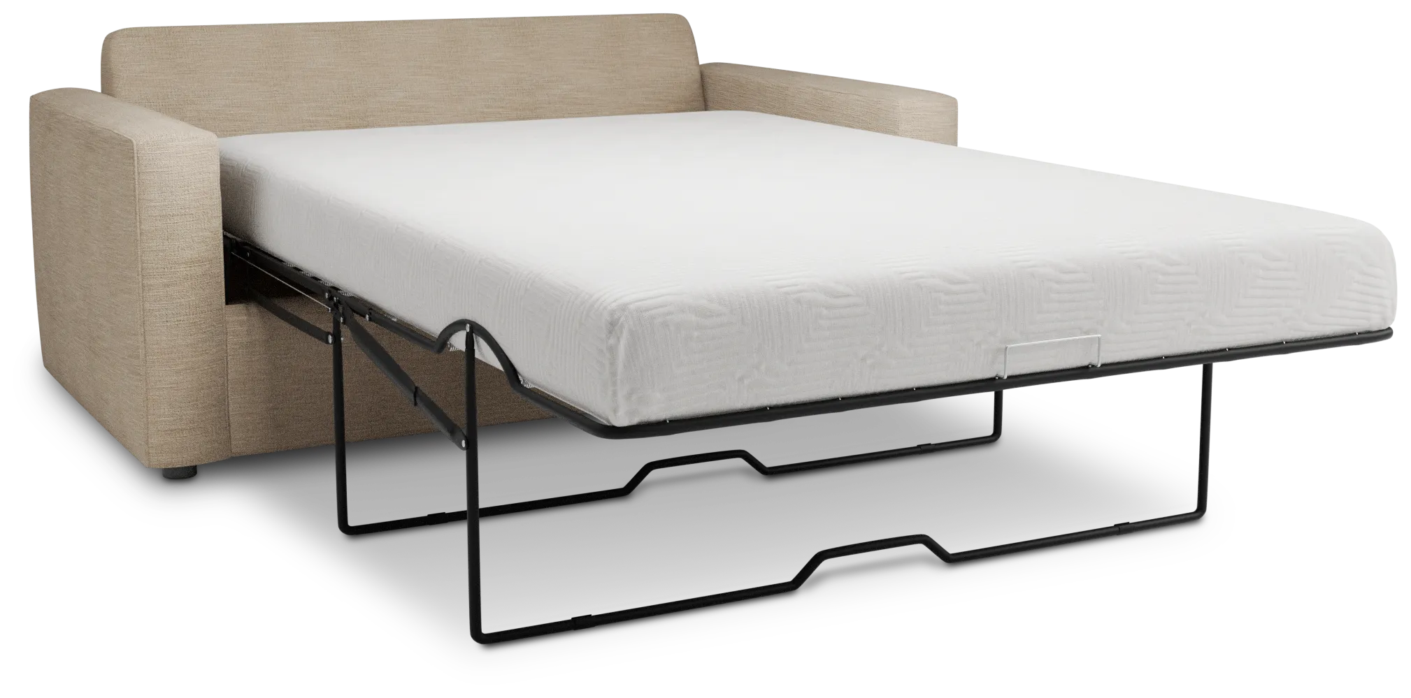 Siesta Victory Taupe Fabric Cooling Memory Foam Sleeper