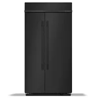 Kitchenaid 742 Series Black 42" Built In Side By Side Refrigerator
