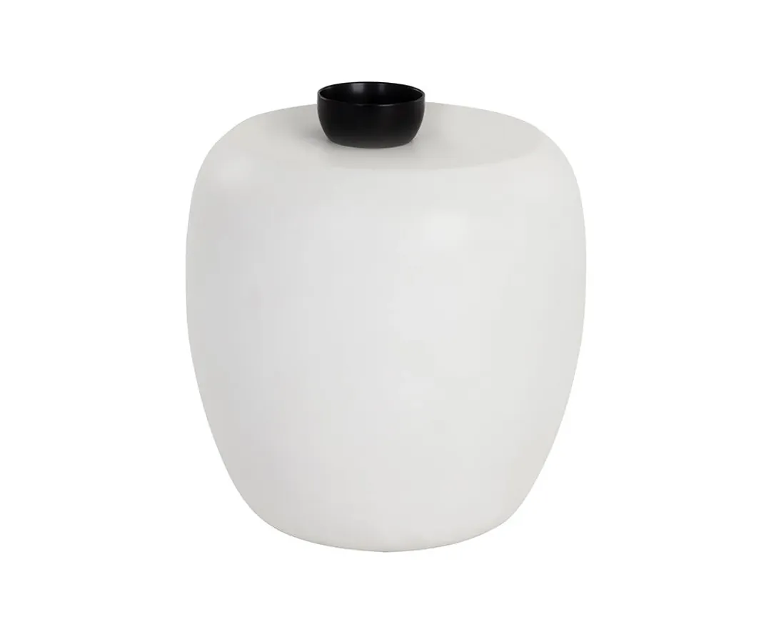 Lana White Round End Table