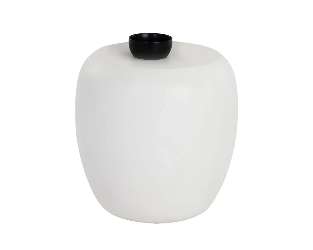 Lana White Round End Table
