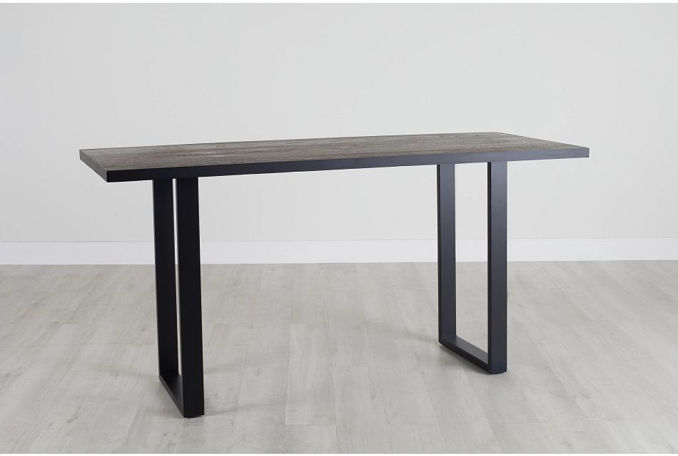 Hudson Dark Tone Wood High Dining Table, (0) High Dining Room Tables