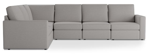 Citymod Light Gray Fabric Medium Two-arm Sectional