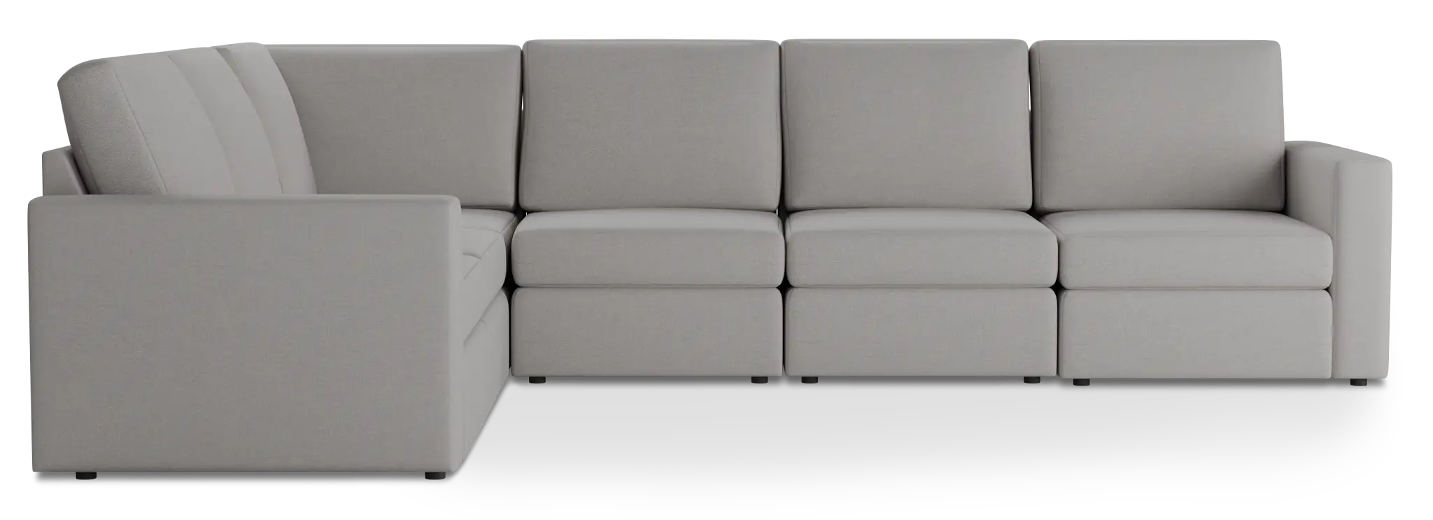 Citymod Light Gray Fabric Medium Two-arm Sectional Citymod Light Gray Fabric Medium Two-arm Sectional