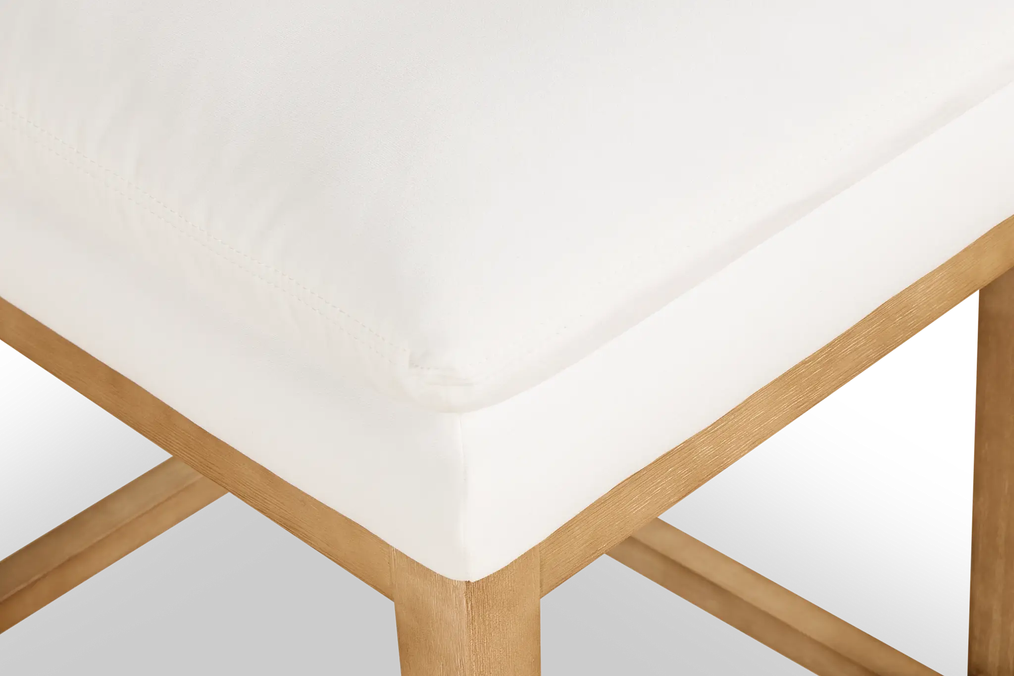 Nixon White 24" Upholstered Barstool Nixon White 24" Upholstered Barstool