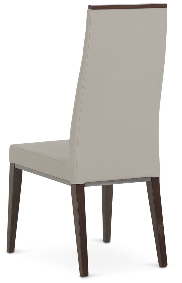 Athena Light Gray Upholstered Side Chair