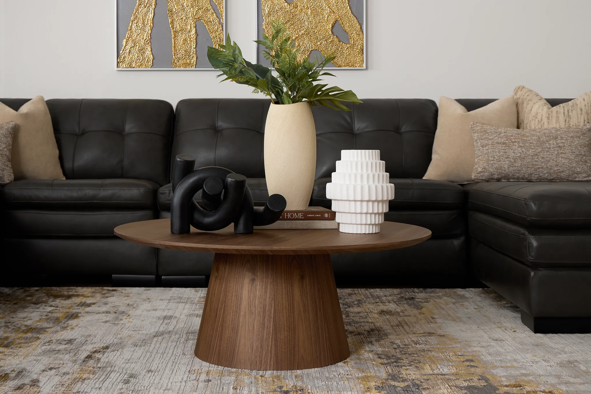 Nomad Mid Tone Round Coffee Table