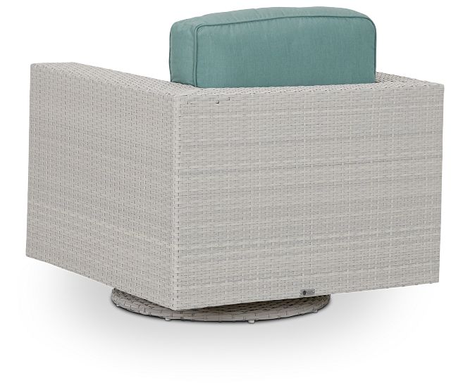 Biscayne Teal Swivel Chair (3)