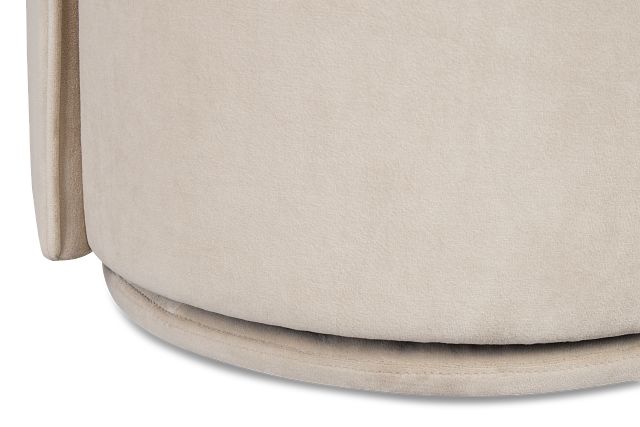 Claude Light Beige Velvet Upholstered Side Chair