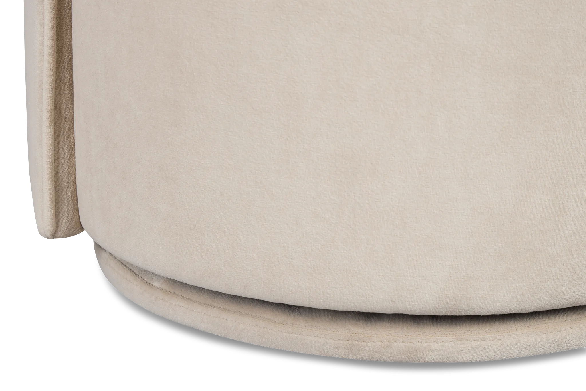 Claude Light Beige Velvet Upholstered Side Chair