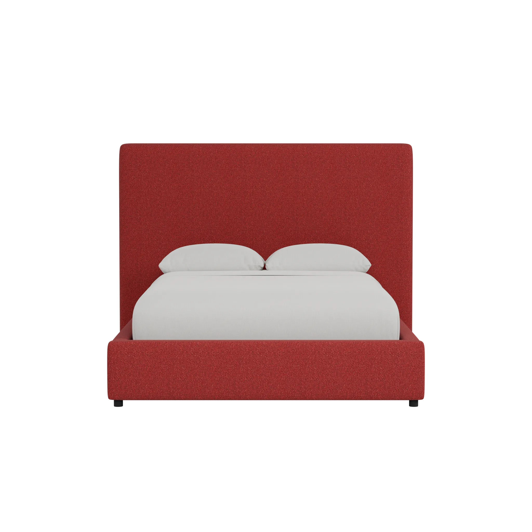 Grayton Elite Red 54" Upholstered Platform Bed
