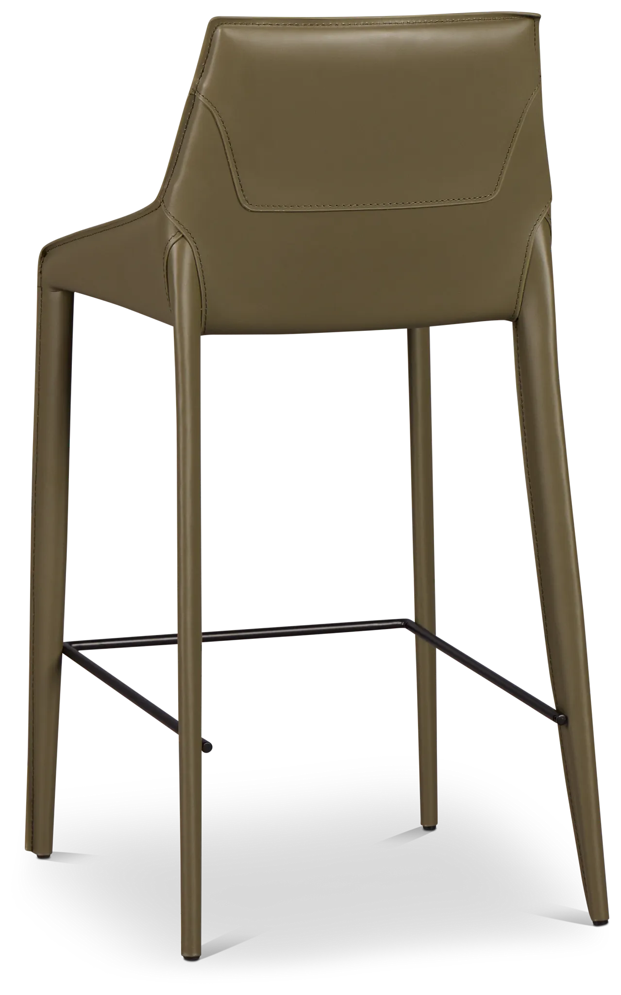 Wayne Dark Green 27" Upholstered Barstool