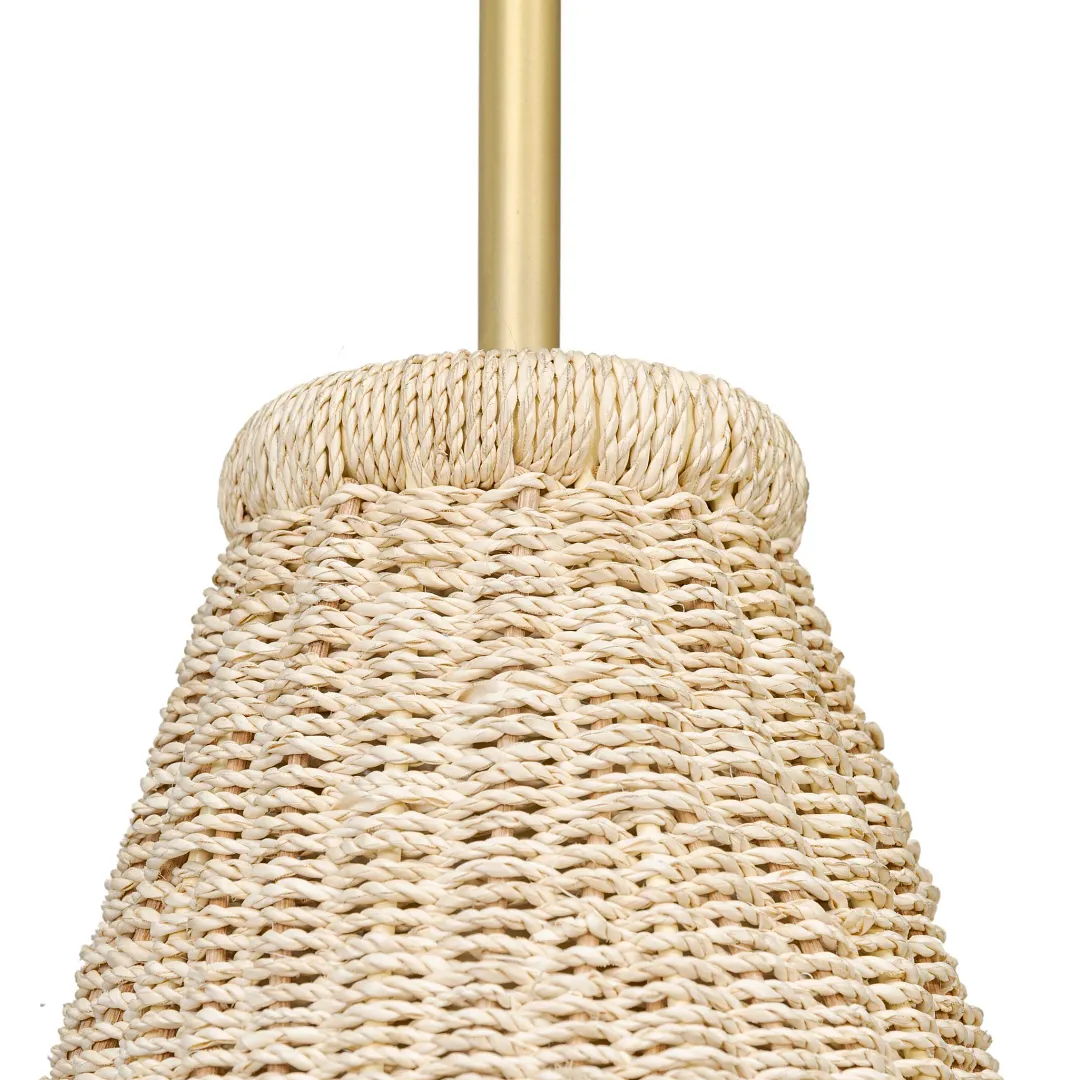 Zina Brass Pendant