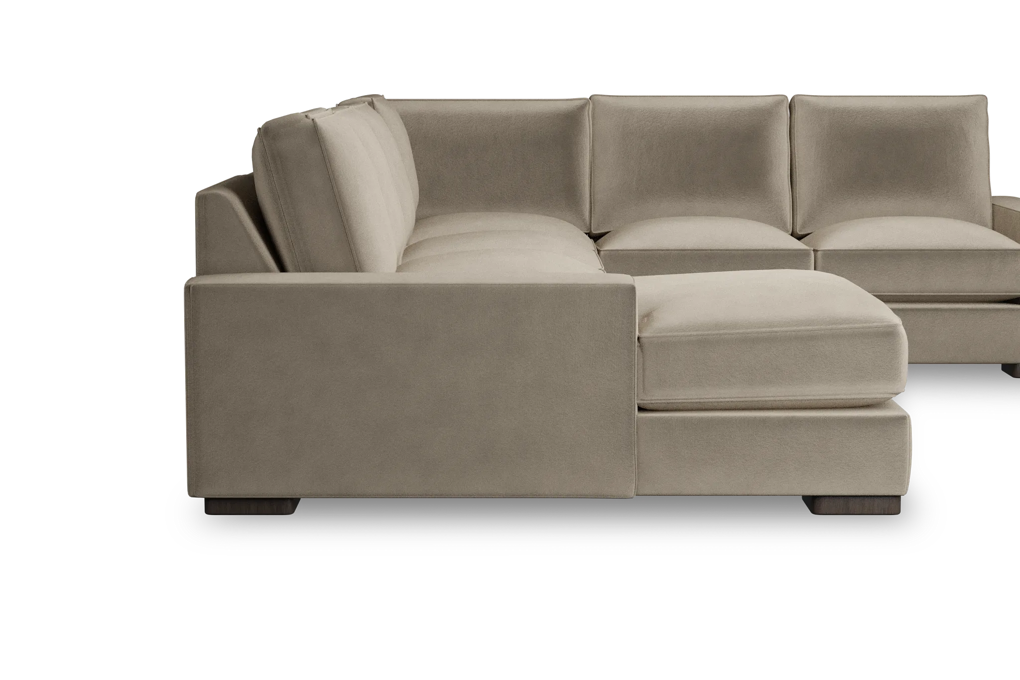 Edgewater Joya Beige Medium Left Chaise Sectional
