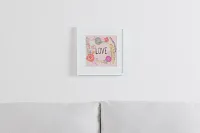 Love Multicolored Framed Wall Art