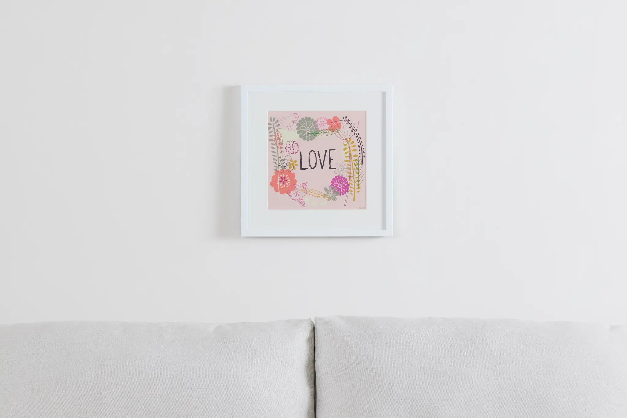 Love Multicolored Framed Wall Art Love Multicolored Framed Wall Art