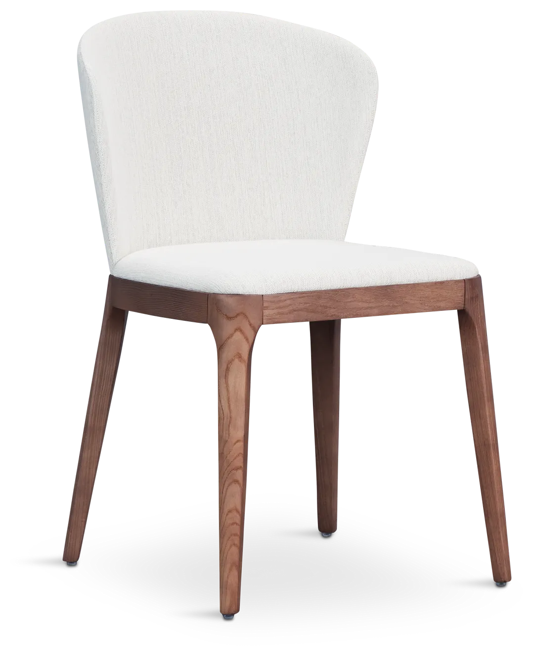 Nomad Light Beige Upholstered Side Chair With Mid Tone Legs