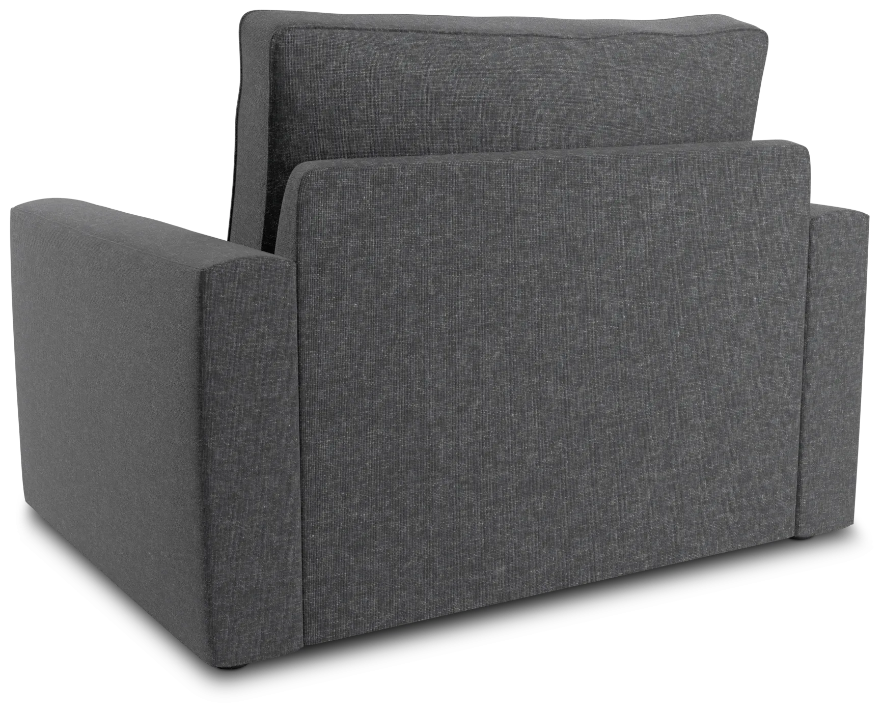 Siesta Delray Dark Gray Fabric Memory Foam Sleeper