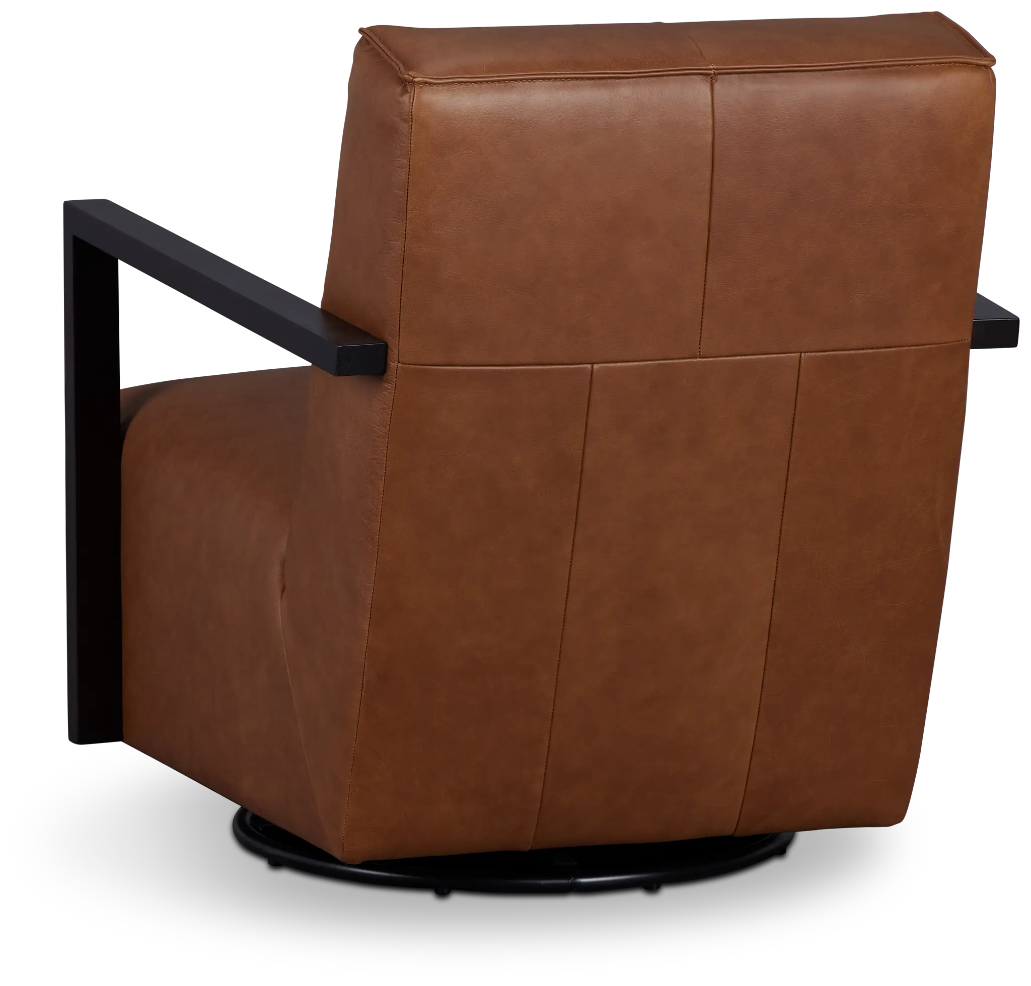 Lucas Dark Brown Leather Swivel Rocker Glider Lucas Dark Brown Leather Swivel Rocker Glider