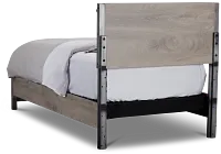 Evanston Gray Panel Bed