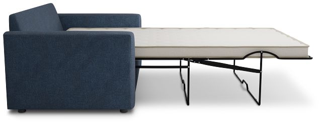 Siesta Maguire Blue Fabric Innerspring Sleeper