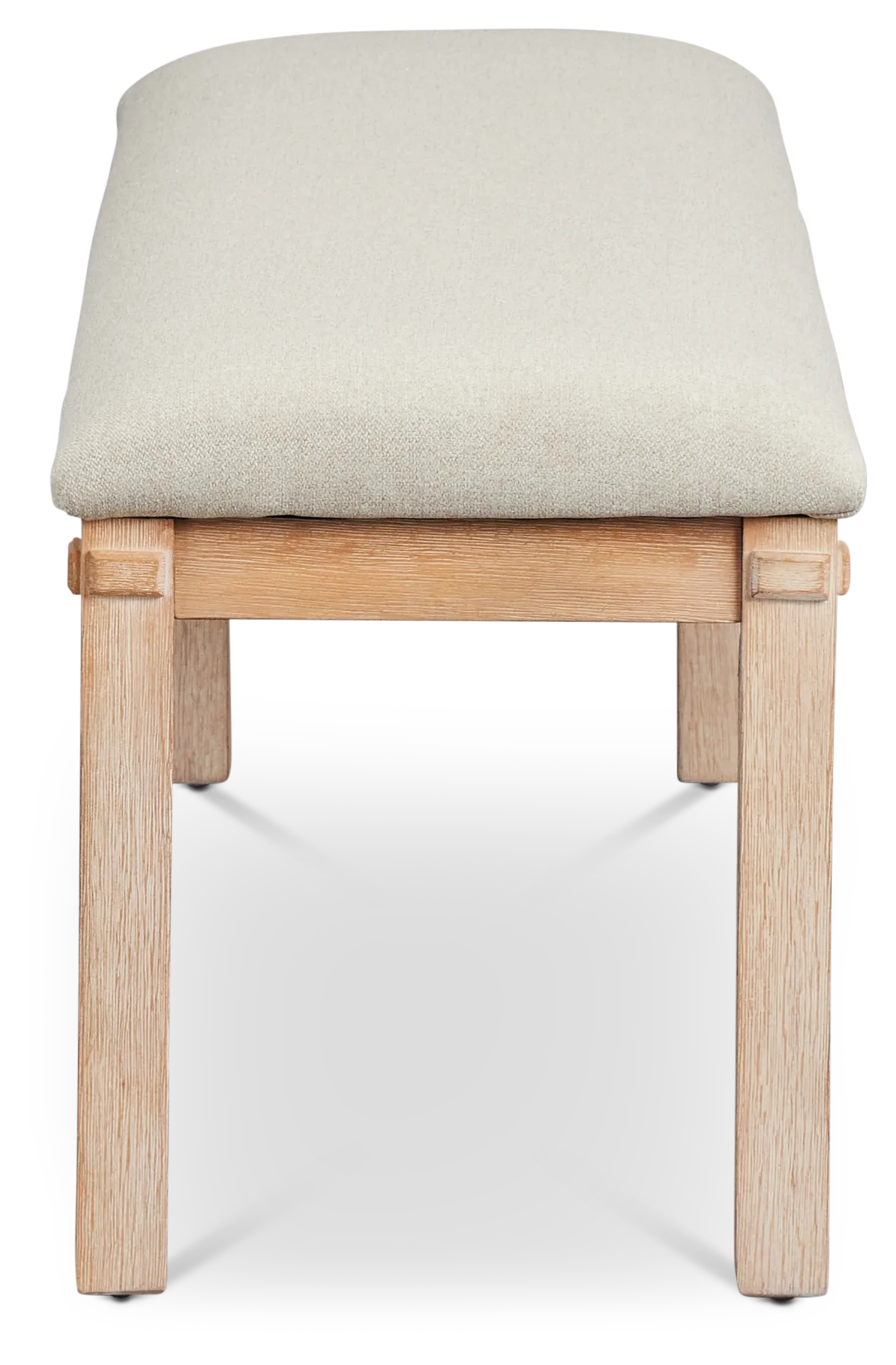 Park City Light Tone Upholstered Dining Bench