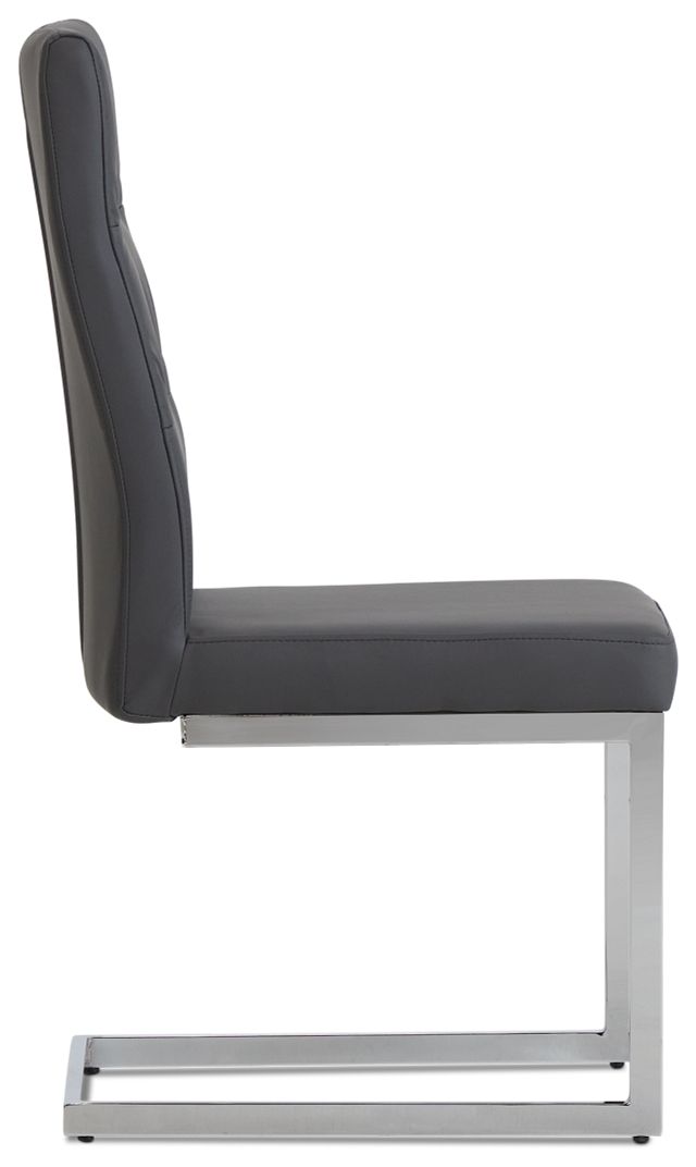 Bronx Gray Upholstered Side Chair (3)