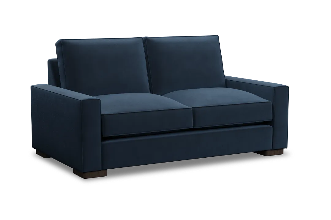 Edgewater Joya Dark Blue Loveseat